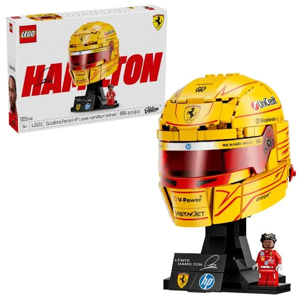 Lego Casco Lewis Hamilton Ferrari Hp 43022