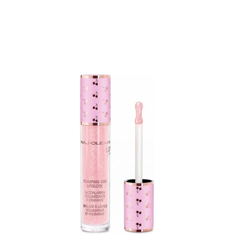Naj-Oleari Plumping Kiss Lipgloss - Lucidalabbra Volumizzante - N. 02 Rosa Zucchero Filato
