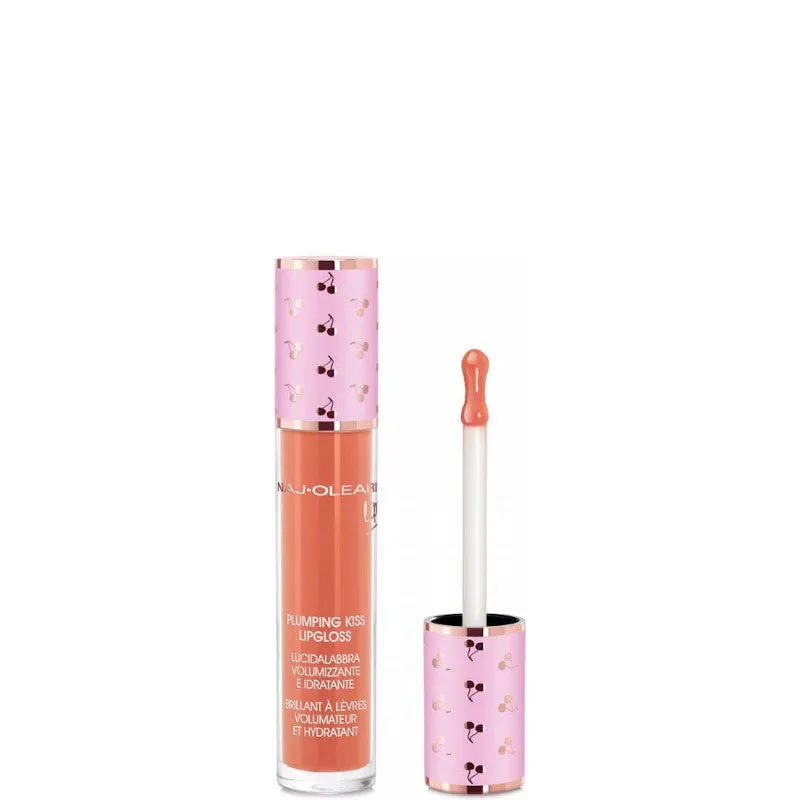 Naj-Oleari Plumping Kiss Lipgloss - Lucidalabbra Volumizzante - N. 05 Pesca Sorbetto