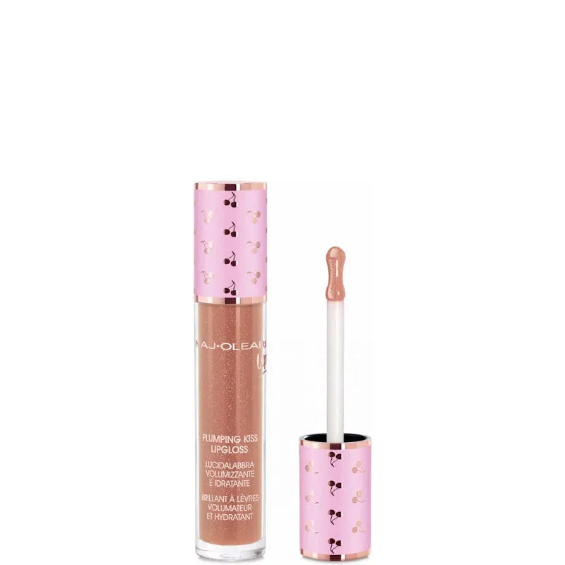 Naj-Oleari Plumping Kiss Lipgloss - Lucidalabbra Volumizzante - N. 06 Caramello Perlato
