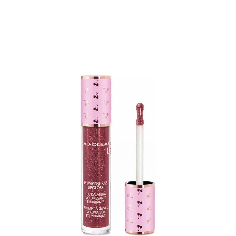 Naj-Oleari Plumping Kiss Lipgloss - Lucidalabbra Volumizzante - N. 07 Rosso Granatina