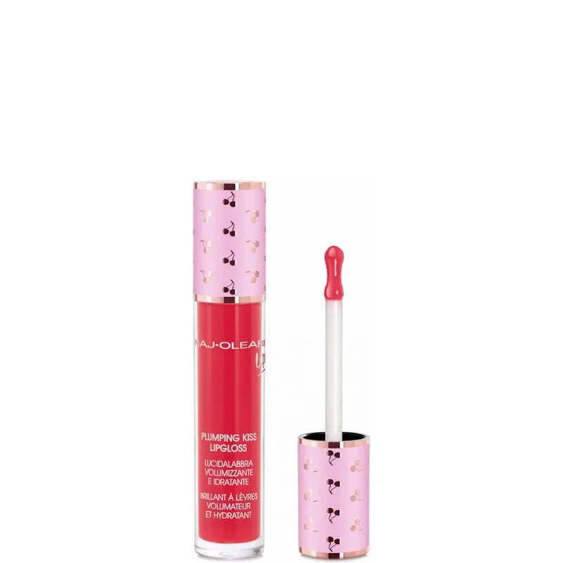 Naj-Oleari Plumping Kiss Lipgloss - Lucidalabbra Volumizzante - N. 09 Rosso Lampone