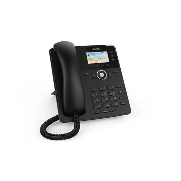 Snom Telefono D717 W/O PS Black 00004397