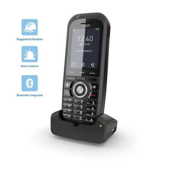 Snom Cordless Dect Ip M70 - Configurable To M300 M700 And M900 Ruggedized Robust Design HD Audio Support 00004423