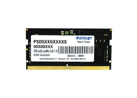 Patriot Memory Signature Line PSD58G480041S memoria 8 GB 1 x 8 GB DDR5 262-pin SO-DIMM