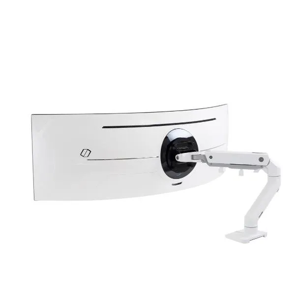 Ergotron Hx Desk Monitor Arm With HD Pivot White 45-647-216