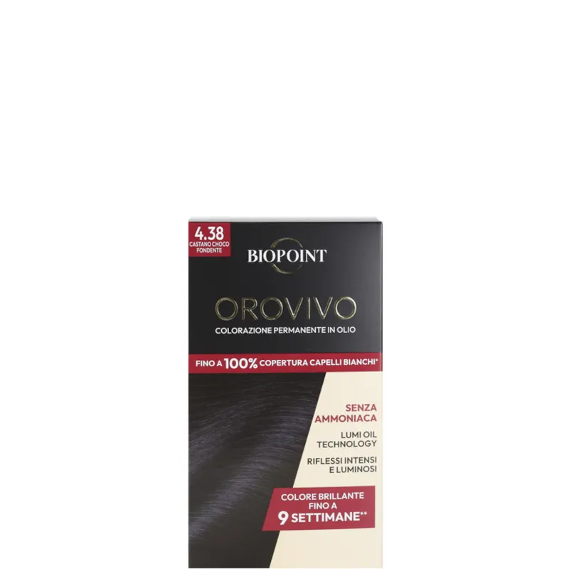 Biopoint Orovivo Elisir di Colore - N.4.38 Castano Cioccolato Fondente