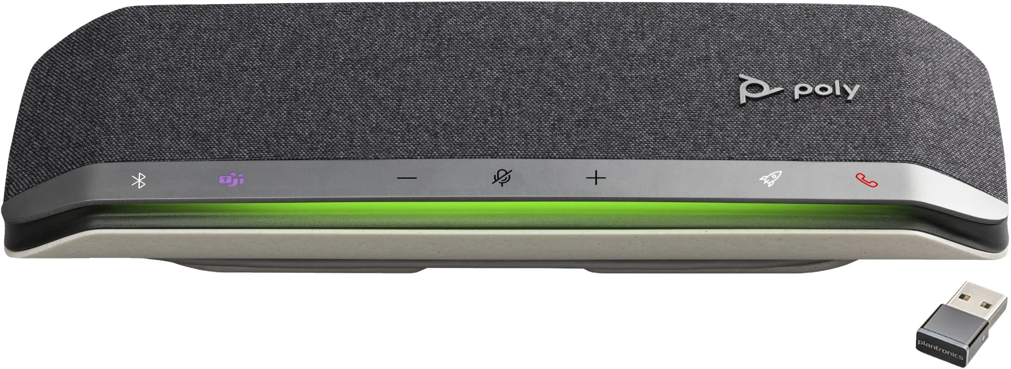POLY Sync 40+ USB-A USB-C Speakerphone +BT700 USB-A Adapter vivavoce Telefono cellulare/PC USB/Bluetooth Nero Argento
