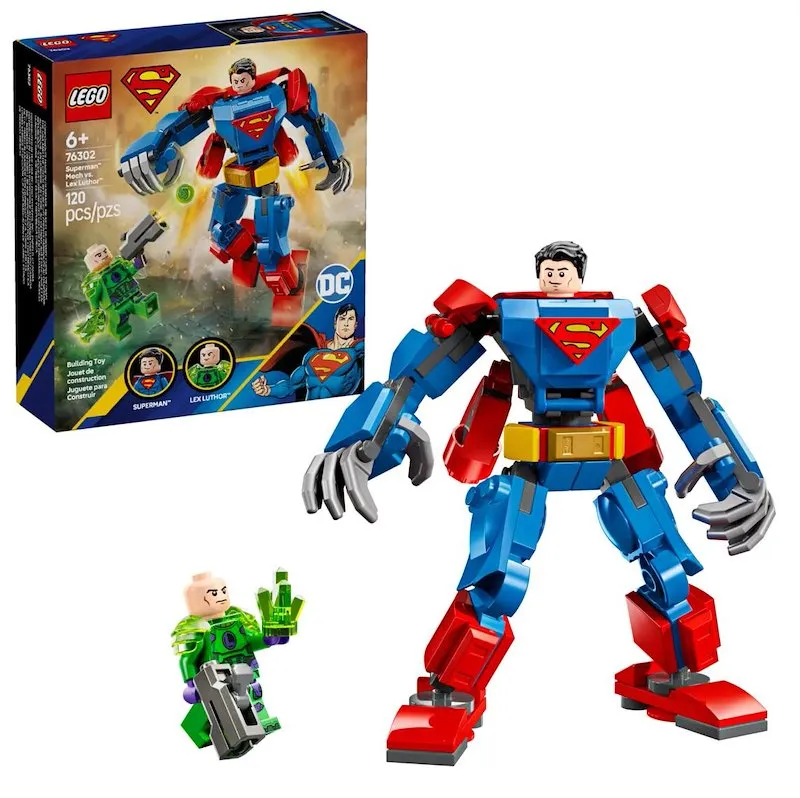 Lego® DC Mech di Superman™ contro Lex Luthor™ 76302