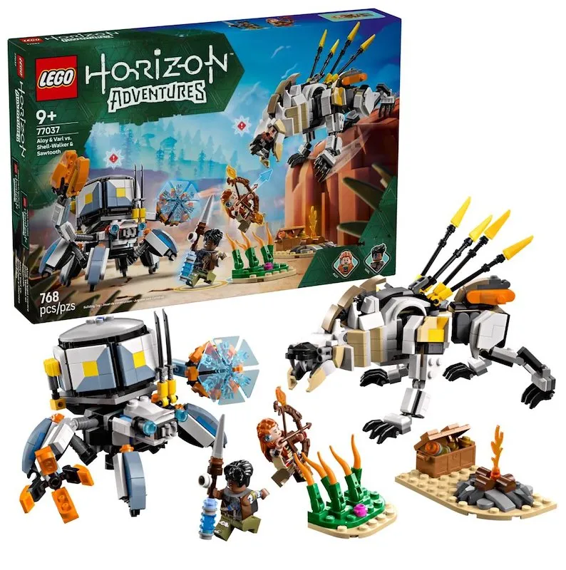 Lego Horizon Adventures Aloy e Varl Contro Arcapode e Secodonte 77037