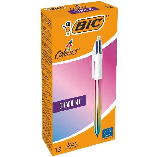 Bic CF12 4 Colori Wood Gradient 511034