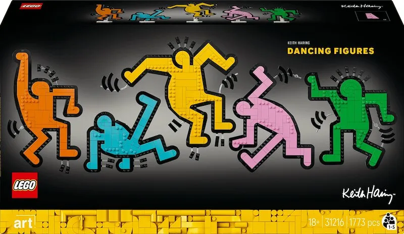 Lego® Art Keith Haring Figure danzanti 31216