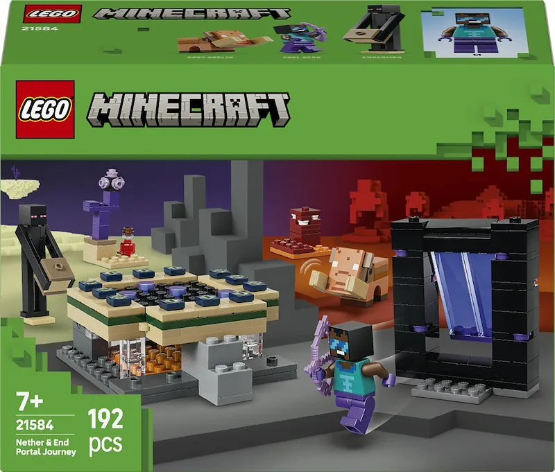 Lego Viaggio nel Portale del Nether e dell’End 21584