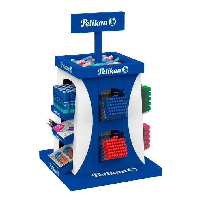 Pelikan School Display da 364 unità - Matite in grafite - Temperamatite - Gomme - Correttore - Colla - Penne - Evidenziatore