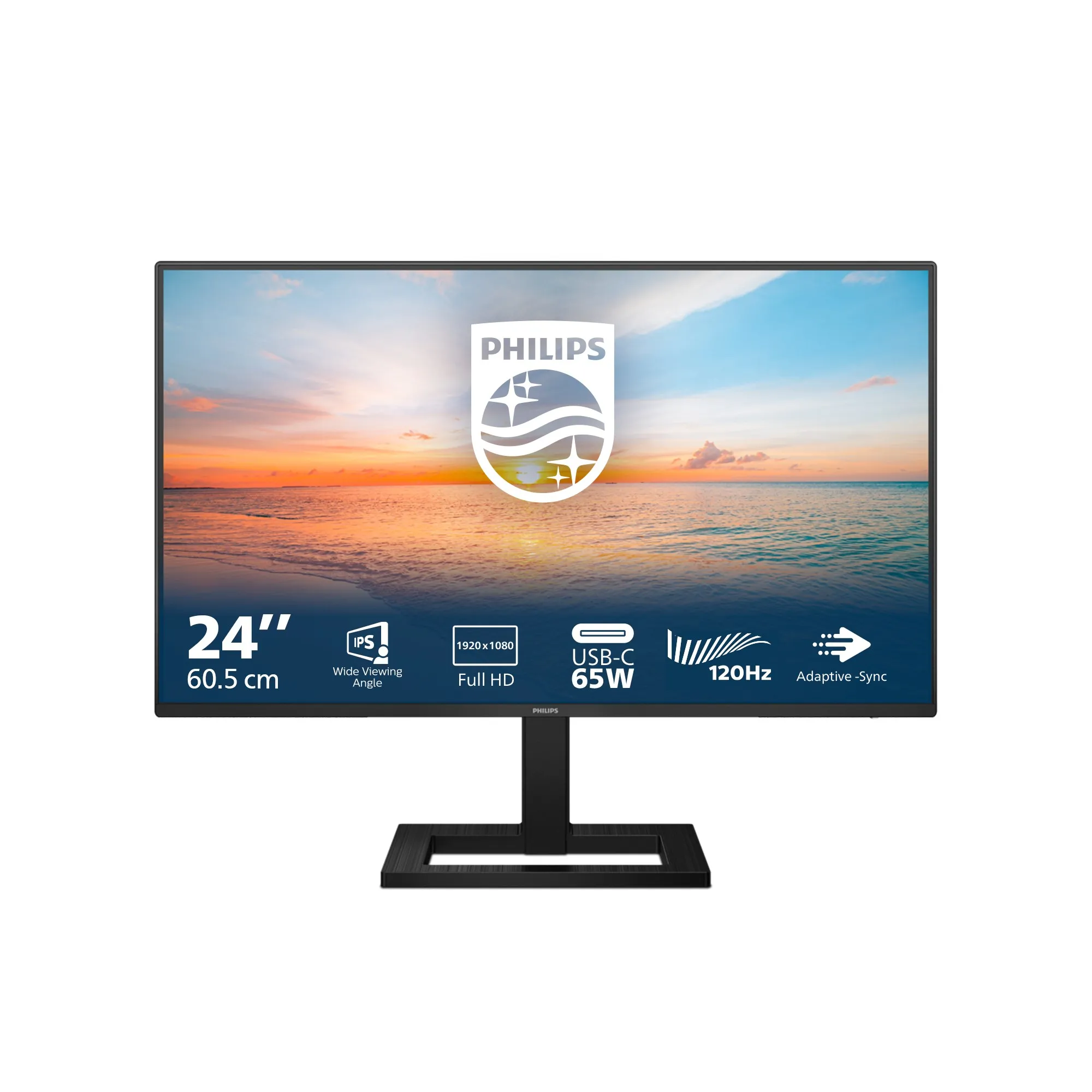 Philips Monitor 238 Led Ips 16:9 Fhd 4Ms 250 Cdm 100Hz Reg Altezza Usb-C Dock Hdmi Multimediale