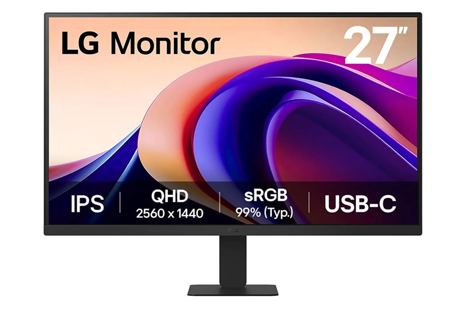LG 27 QHD Monitor Monitor PC 686 cm (27) 2560 x 1440 Pixel Quad HD Nero