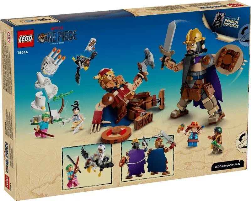 Lego® One Piece Dori contro Brogi Giganti di Little Garden 75644