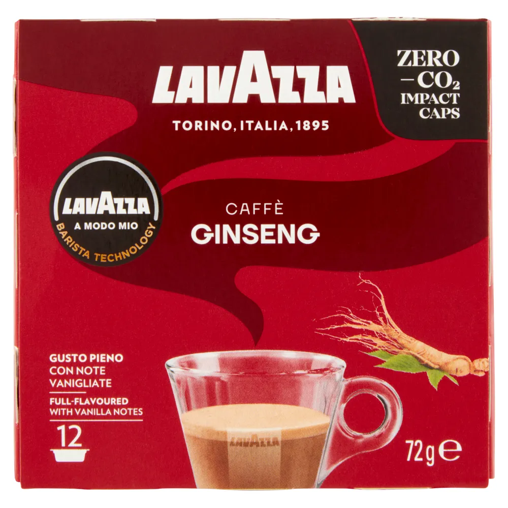 Lavazza A Modo Mio Capsule 12Pz Caffè Ginseng