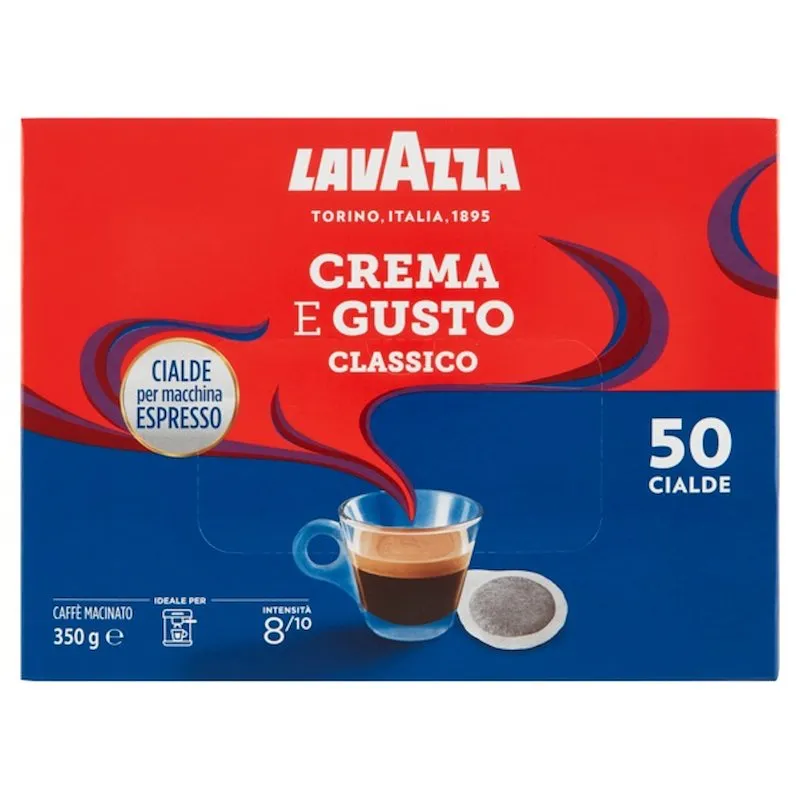 Lavazza Cialde Caffè 50Pz Crema e Gusto Classico