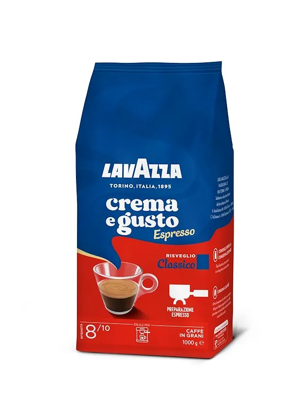 Lavazza Crema e Gusto Caffè in Grani 1Kg Espresso Classico 3897
