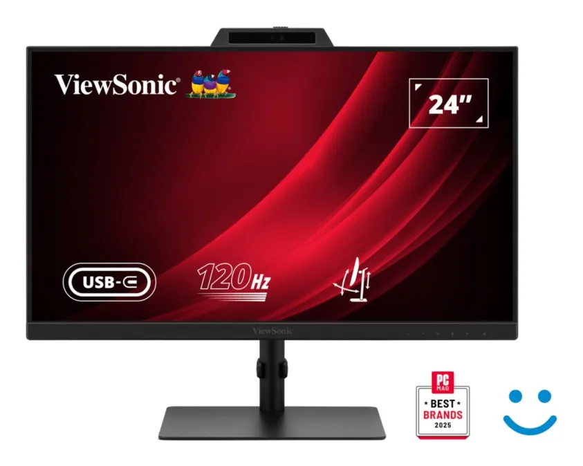 Mon 24Ips Fhd Hdmi Dp Vga Usbc Mm 4Xusb Pivot Reg Altezza Webcamera