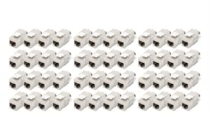 Modulo Keystone Cat 6A Schermato Attrezzi Per L'Installazione Non Necessari - 48 Pezzi