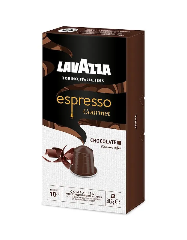 Lavazza Capsule Caffè 10Pz Espresso Gourmet Chocolate Compatibili Nespresso 7152