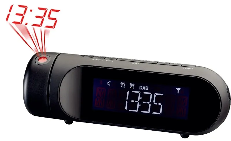 Majestic Radiosveglia Rs 119p Dab Bk nero