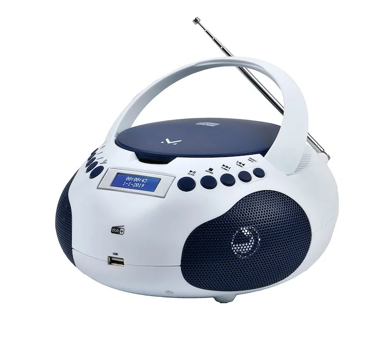 Majestic Radio Portatile Ah 265 Dab Wb Bianco/Blu