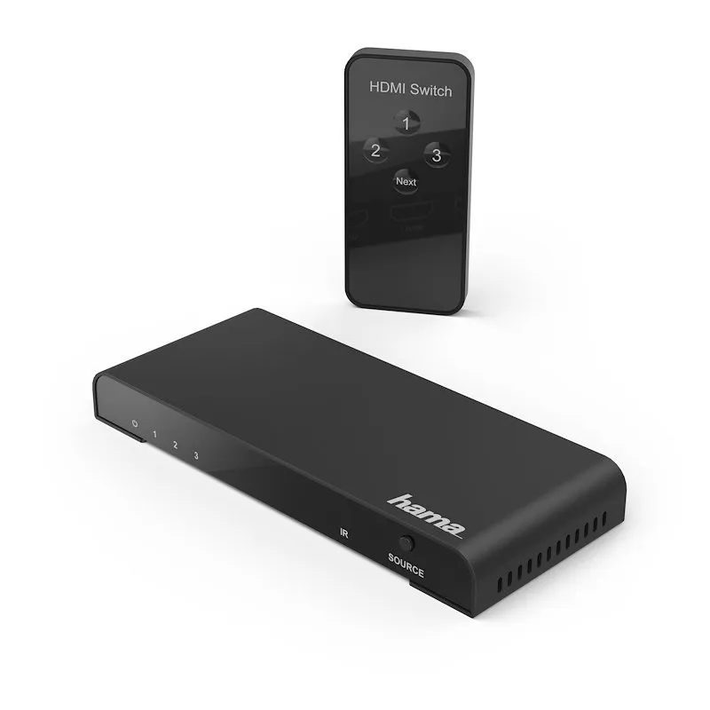 SWITCH HDMI 3 PORTE,TELECOMANDO, 4K