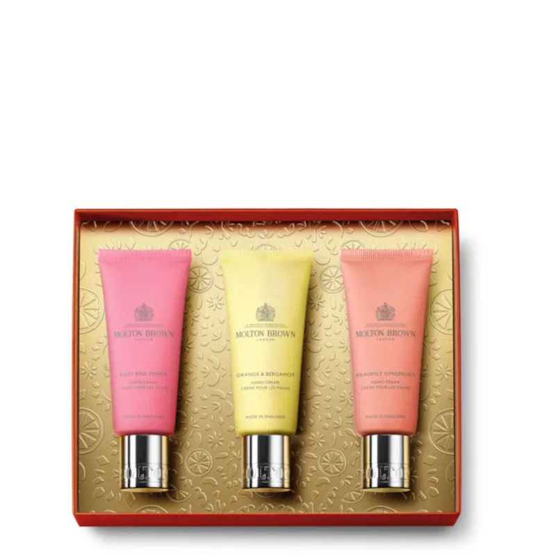 Molton Brown Floral & Spicy Hand Care Gift Set 3 X 40 ML Crema Mani - 3 X 40 ML Crema Mani