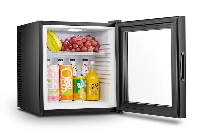 Melchioni Minifrigo Iceberg Glass Nero