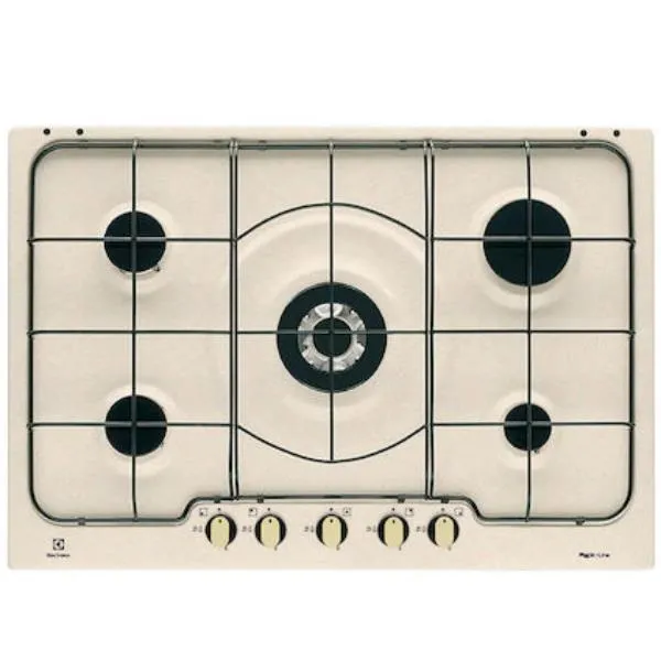 Electrolux Piano Gas RGG7253OON 75CM 5F Sabbia 949630612