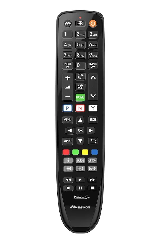 Meliconi Telecomando Tv Panasonic Gumbody Personal 5+ Panas Nero