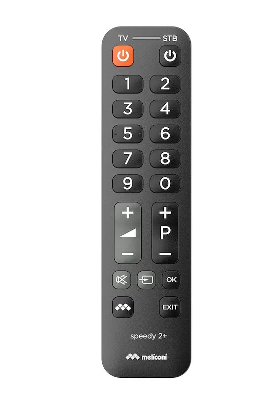 Meliconi Telecomando Universale Speedy 2+ Italia Nero