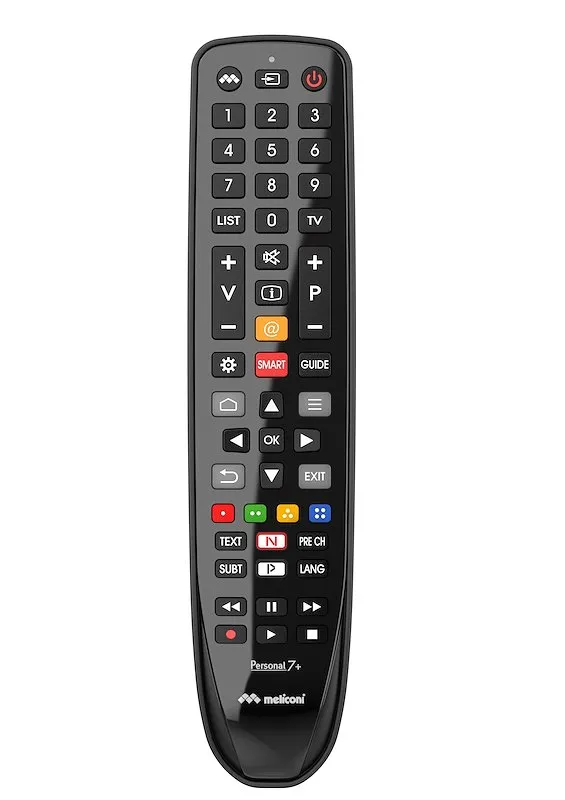 Meliconi Telecomando TV TCL/THOMSON Gumbody Personal 7+ Tcl/T Nero lucido / Nero opaco