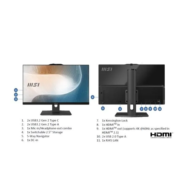 Msi Modern AM242TP 1M-2267XEU 9S6-AE0721-2267