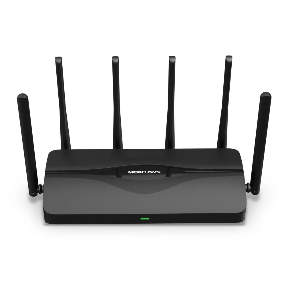Mercusys MR47BE router wireless 2.5 Gigabit Ethernet Tri-band (24 GHz/5 GHz/6 GHz) Nero