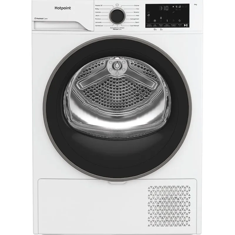 Hotpoint Asciugatrice 9kg Hpt 93d Bs It Bianco