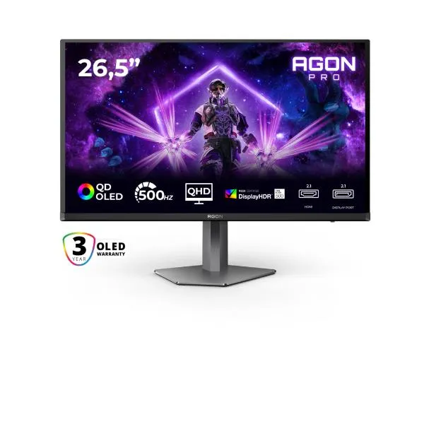 Aoc Monitor 26 5 Qd-Oled 500Hz Reg Alt AG276QKD2