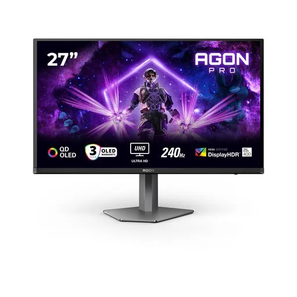 Aoc Monitor 27 OLED 240HZ Reg Alt Usb-C Gaming AG276UZD