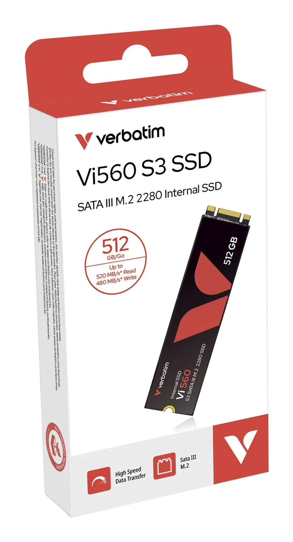 Verbatim Ssd Interno Vi560 S3 M.2 512Gb