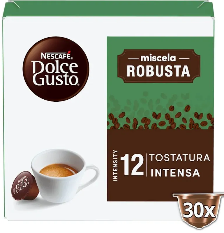 Nescafé Dolce Gusto Capsule 30pz Miscela Robusta 12580990