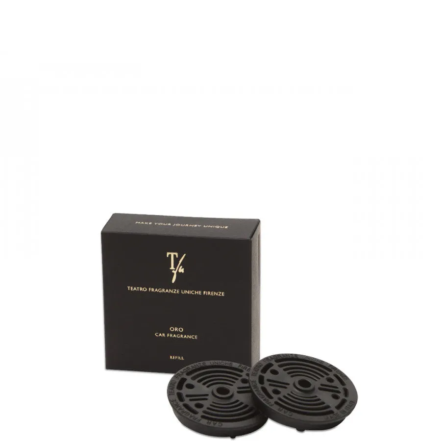 Teatro Fragranze Uniche Teatro Fragranze Uniche Tabacco 1815 Foglia Oro Car Fragrance Refill - 12 gr x 2