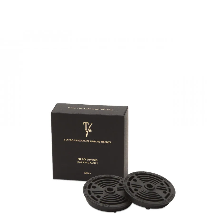 Teatro Fragranze Uniche Teatro Fragranze Uniche Nero Divino Car Fragrance Refill - 12 gr x 2