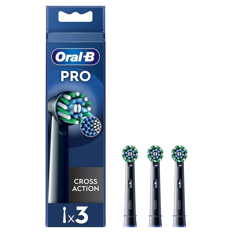 Oral B TESTINE PRO CROSS ACTION BLACK X 3