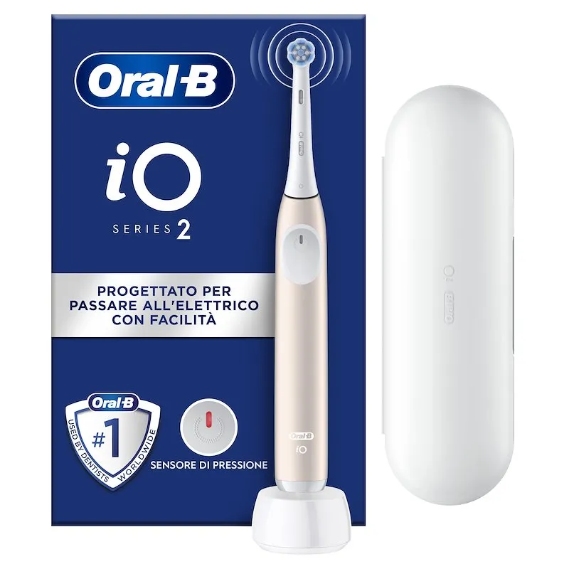 Oral B Spazzolino Elettrico Io2 Series Calm Pink + Travel Case