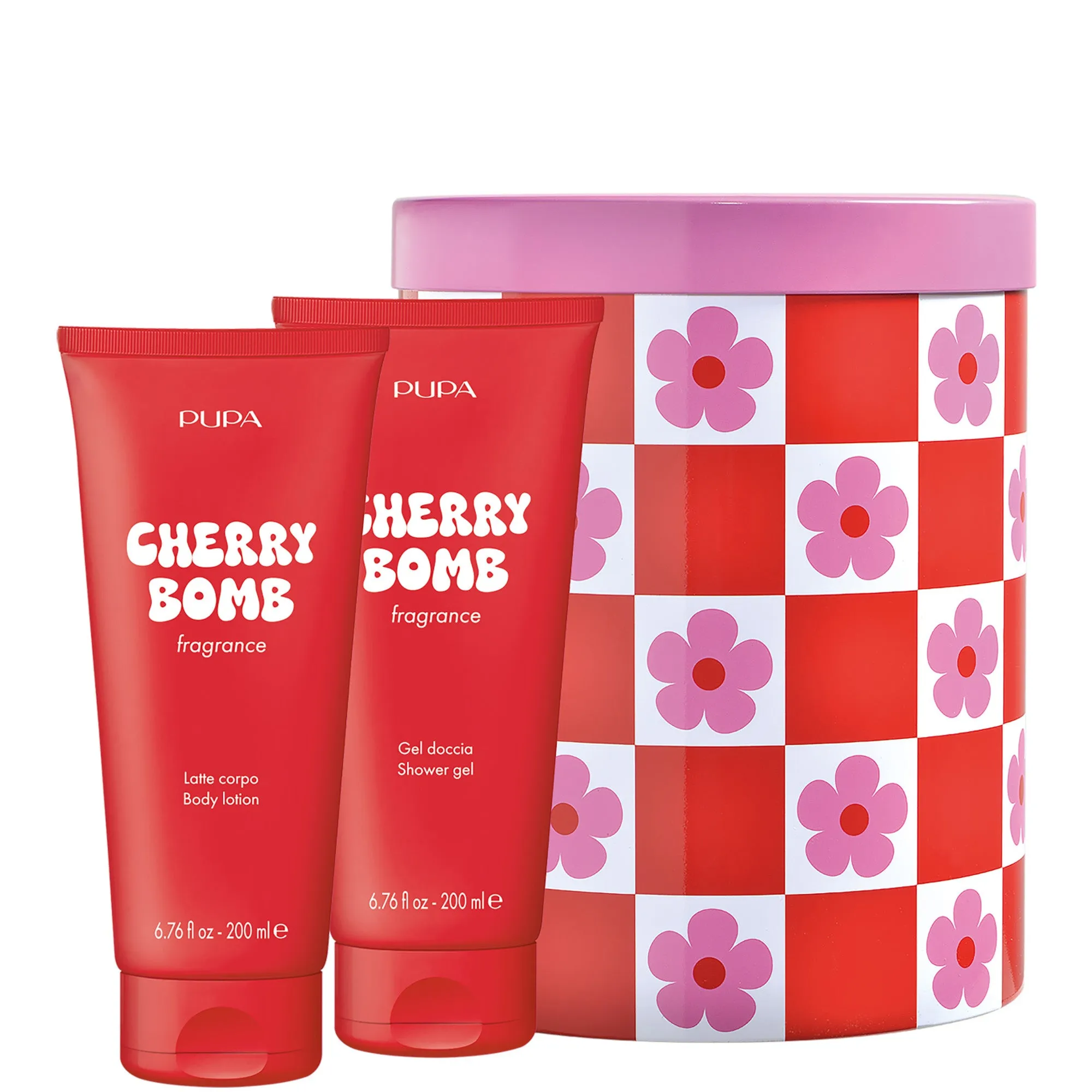 Pupa Happy Box Gel Doccia e Latte Corpo Cherry Bomb - 200 ML