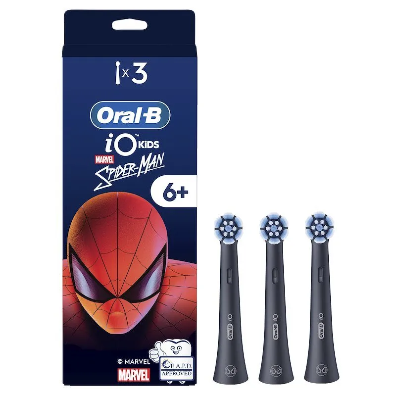 Oral B Testine di Ricambio iO Series Refill 3 testineSpiderman