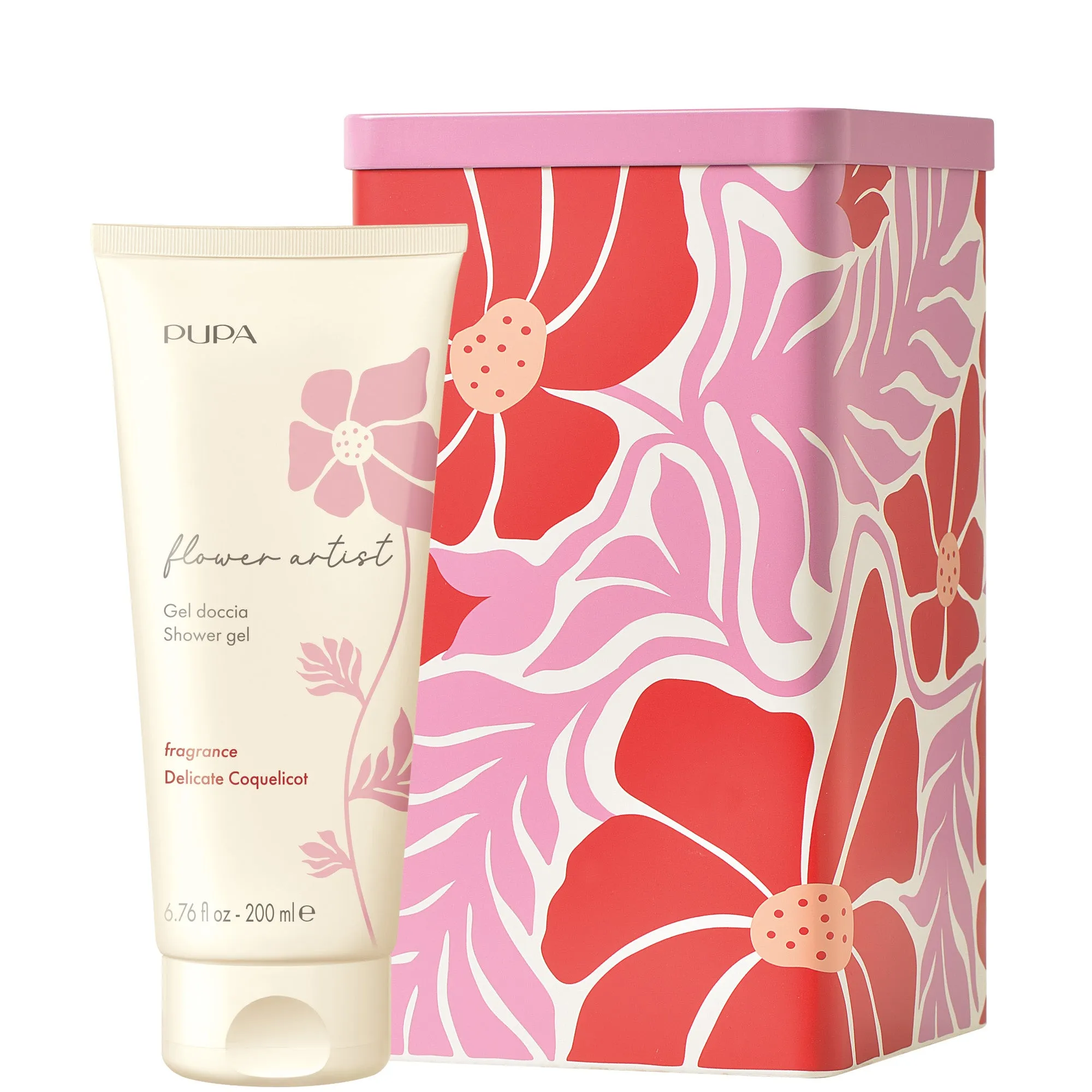Pupa Flower Artist Gel Doccia Delicate Coquelicot - 200 ML